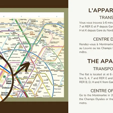 Heart Of Paris- Gare De L'est- 6pers Appartamento